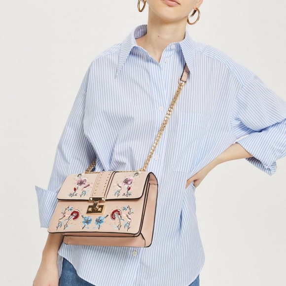 Sold ! Host Pick ! TOPSHOP Darcy Floral Shoulder - Picture 6 of 8